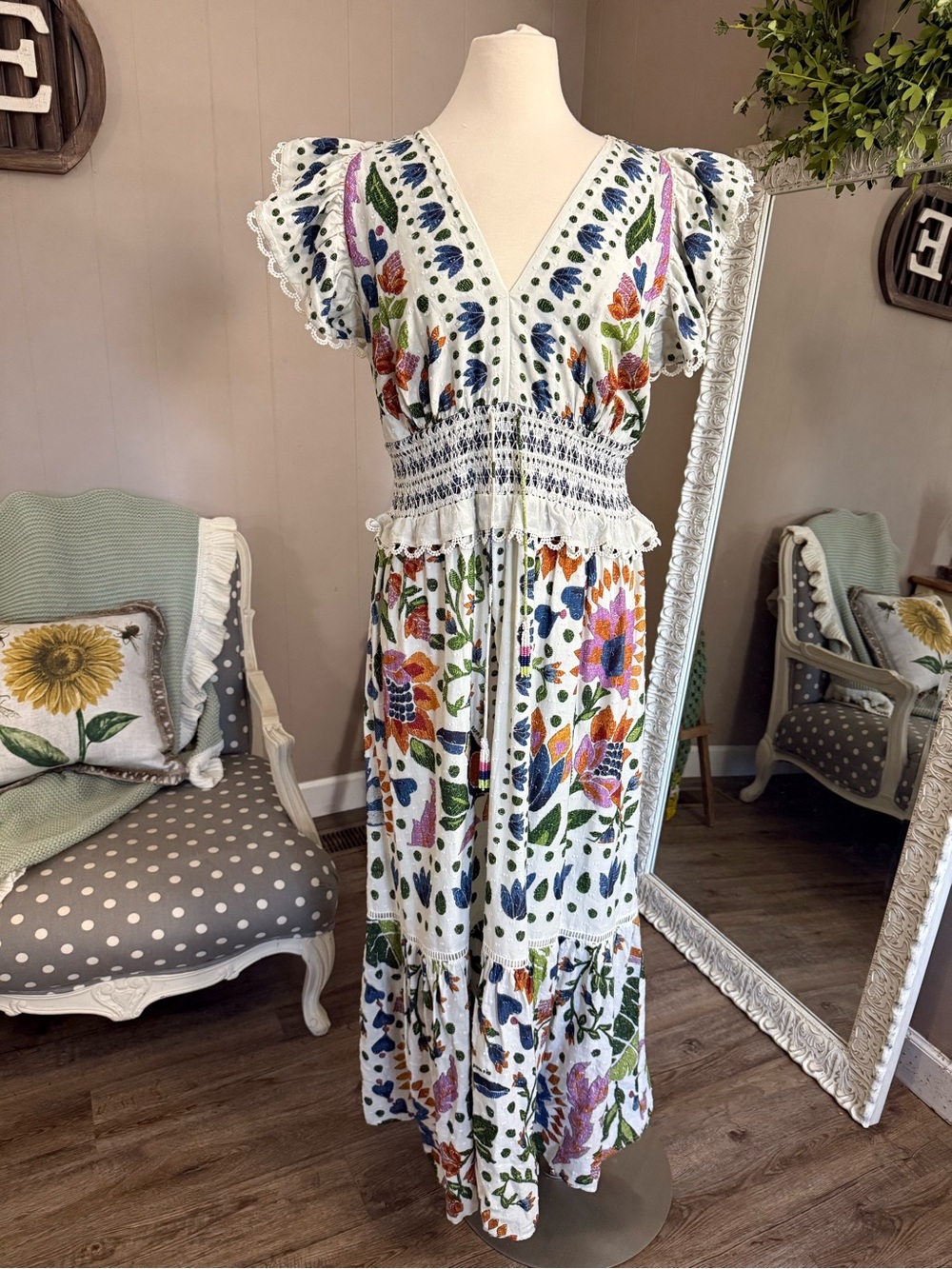 Farm Rio • Summer Garden Maxi Dress - Picture 11 of 16